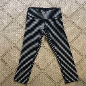 Lululemon Wunder Under striped crop leggings 4